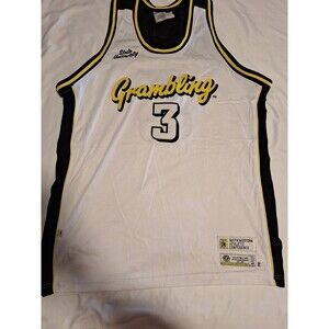 Vintage Grambling State Universi Basketball Jersey Mens 48XL Head Gear SIAC NCAA